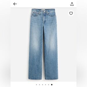 Madewell New With Tags- Super Wide Leg (sz 28) Jeans